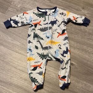 Gerbers 0-3M Dino Onesie